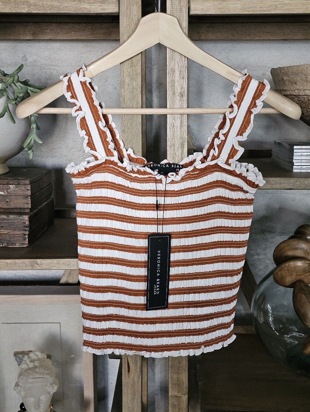 Veronica Beard Averie Sailor Top NWT Sz XS - Picture 5 of 13
